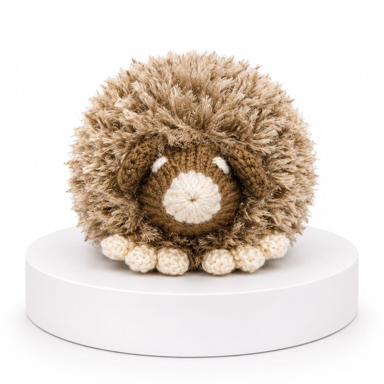 Knitted Hedgehog Plushies - Medium Size 4