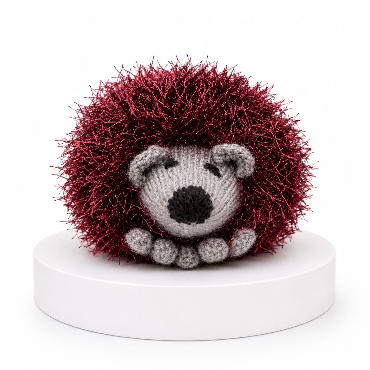 Knitted Hedgehog Plushies - Medium Size 5