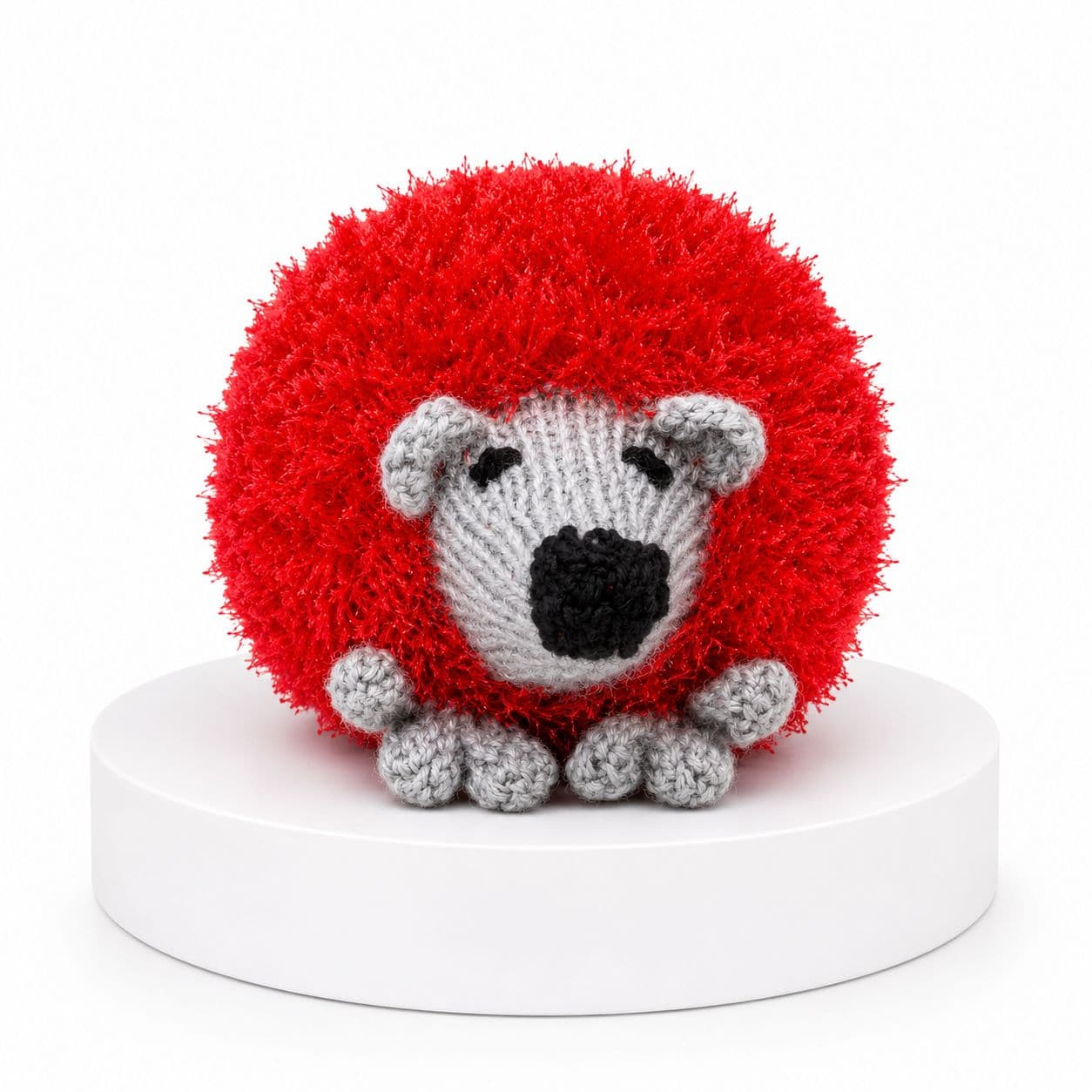 Knitted Hedgehog Plushies - Medium Size 7
