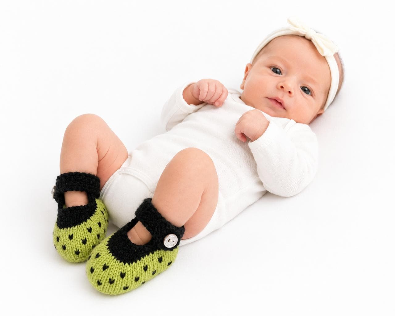 Knitted Baby Booties 3-6 Months 3