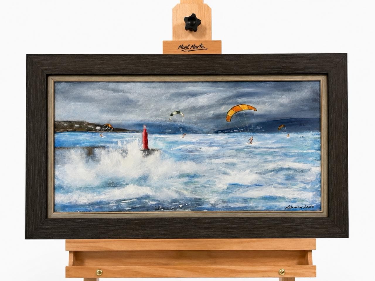 Stormy Weather Oil Painting - 52x90cm