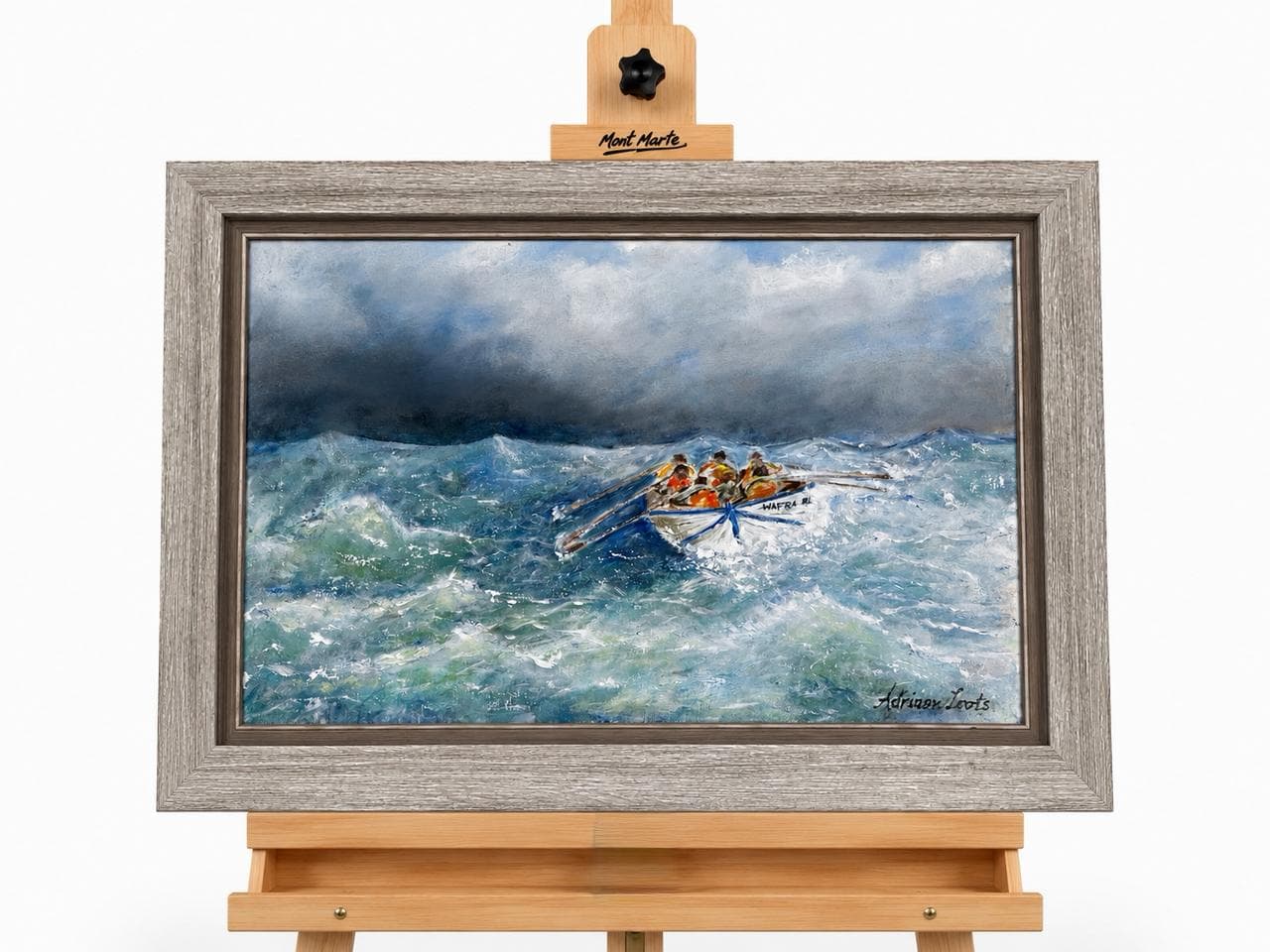 Wafra Framed Oil Painting - 83x62cm