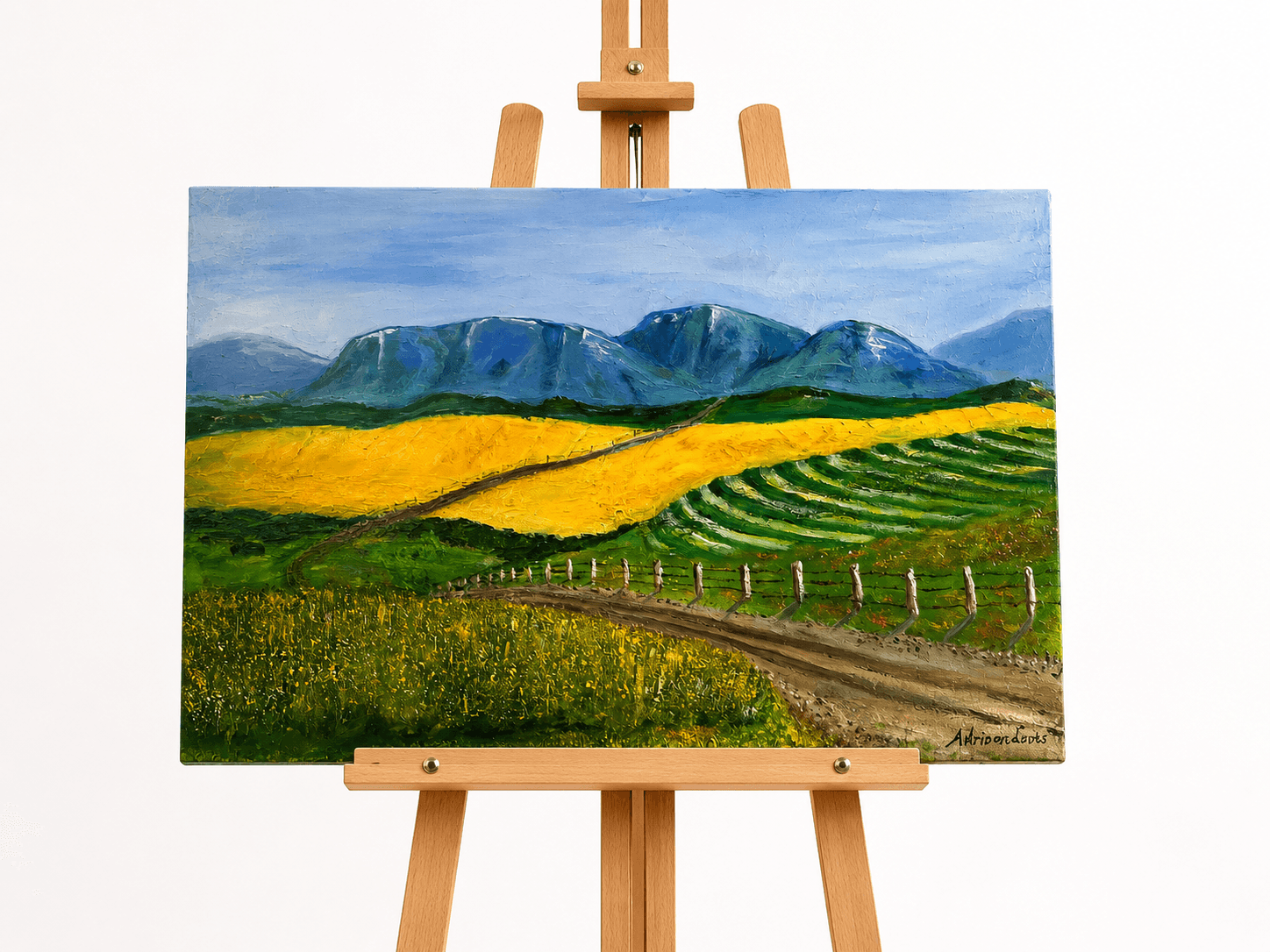 Golden Fields Artwork - 75x50cm