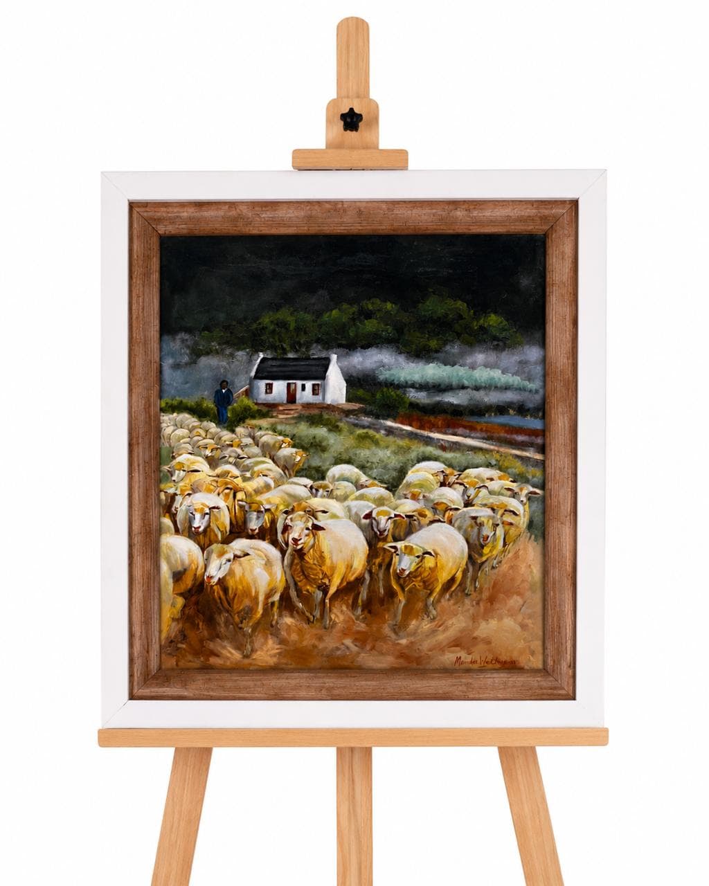 The Shepherd's Path Artwork in Frame