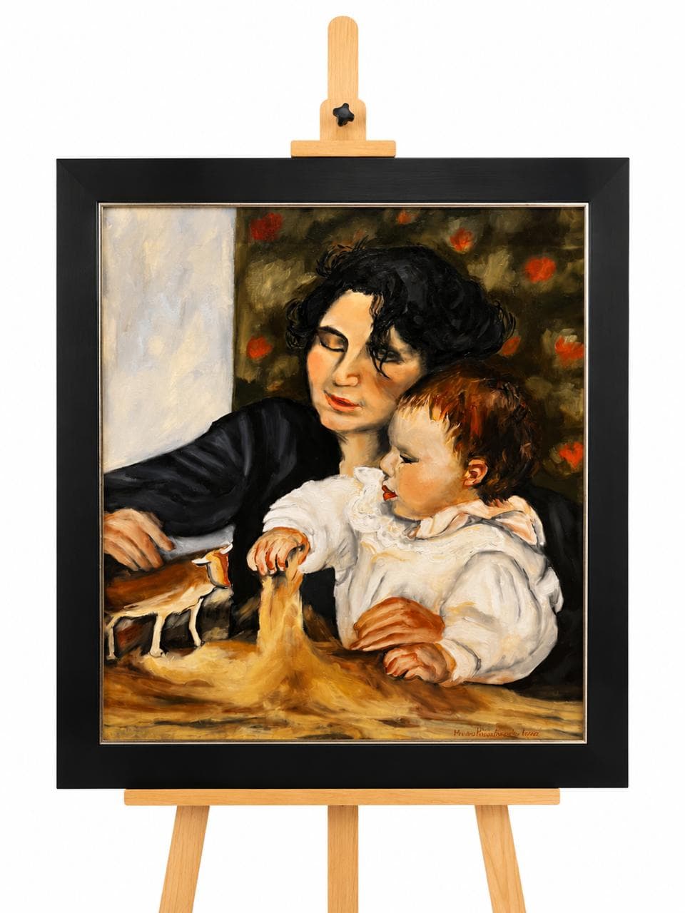 A Mother's Gentle Touch Artwork in Frame