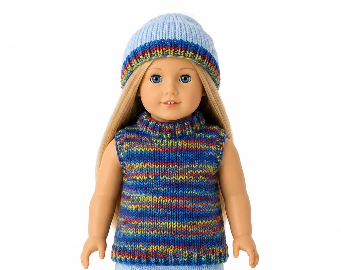 Knitted Doll Clothes - Assorted 10