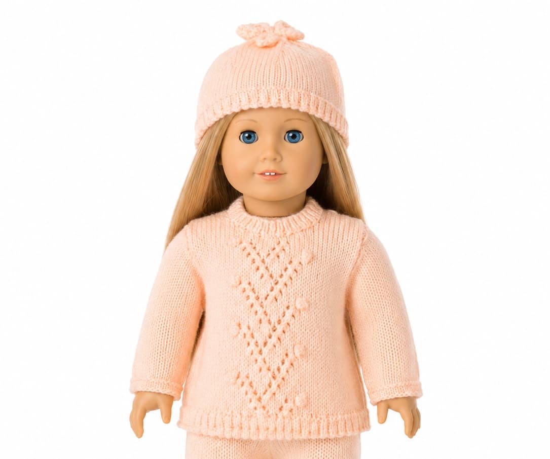 Knitted Doll Clothes - Assorted 9