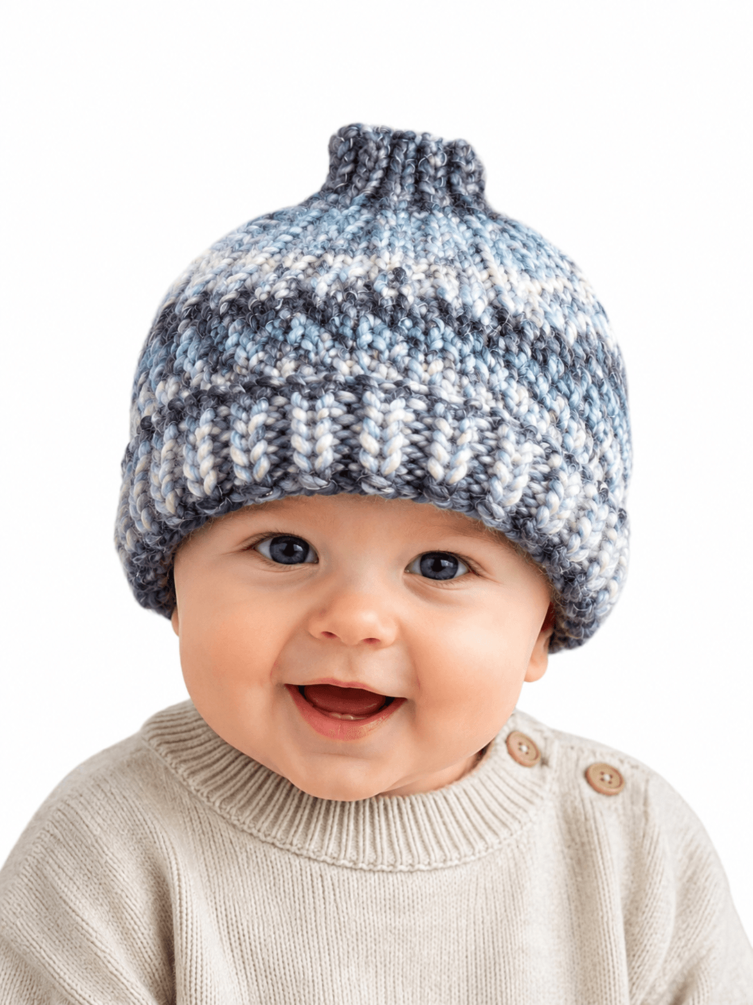 Knitted Baby Beanies 2