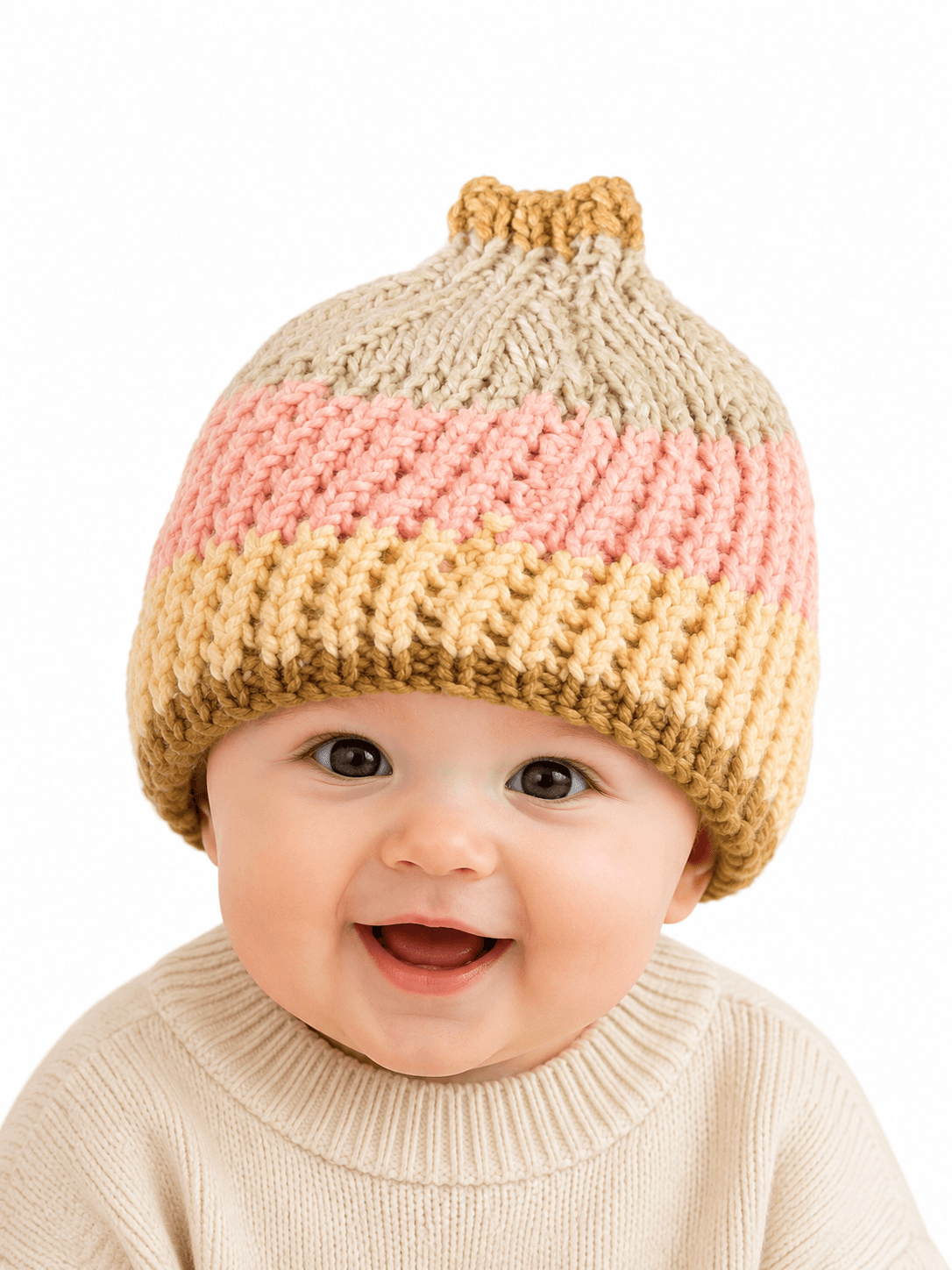 Knitted Baby Beanies 3