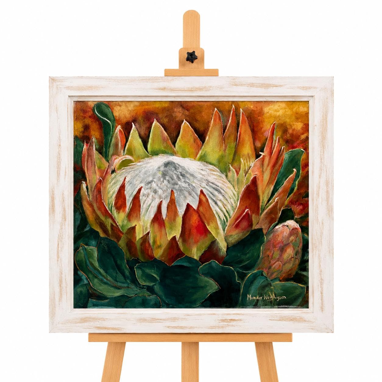 Crowned in Bloom Artwork in Frame